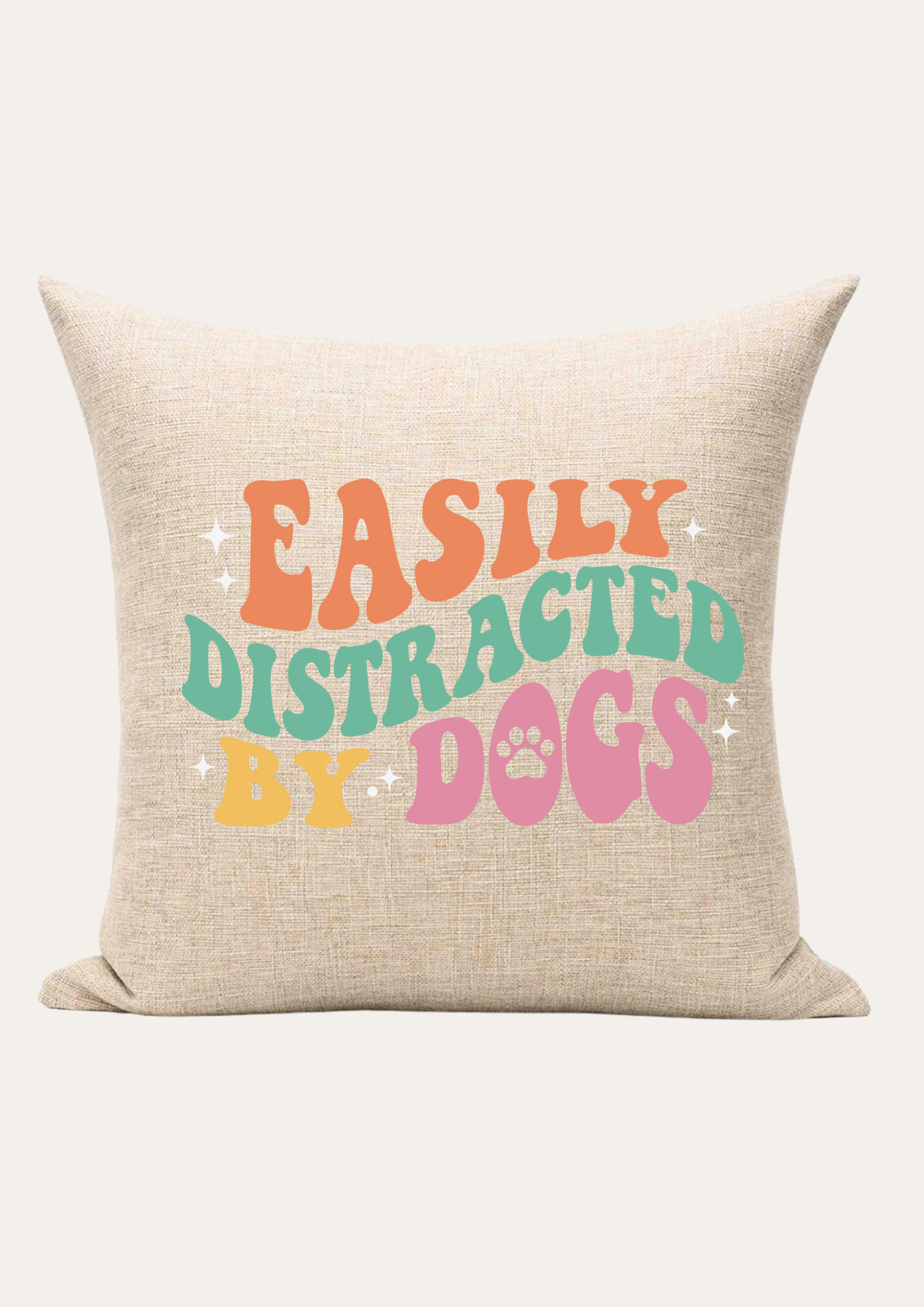 Easily distracted by dogs Cushion