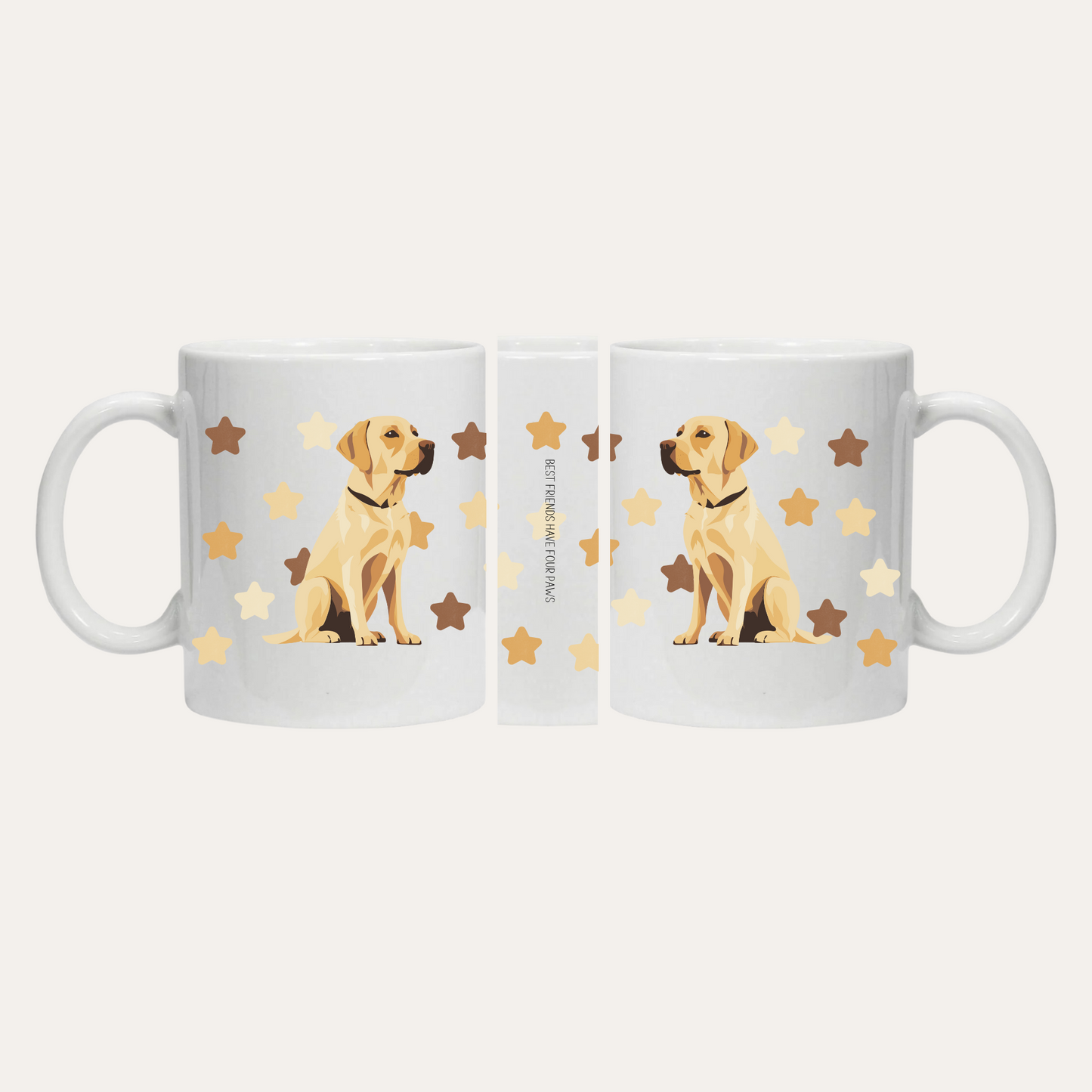 Starry Golden Labrador Mug