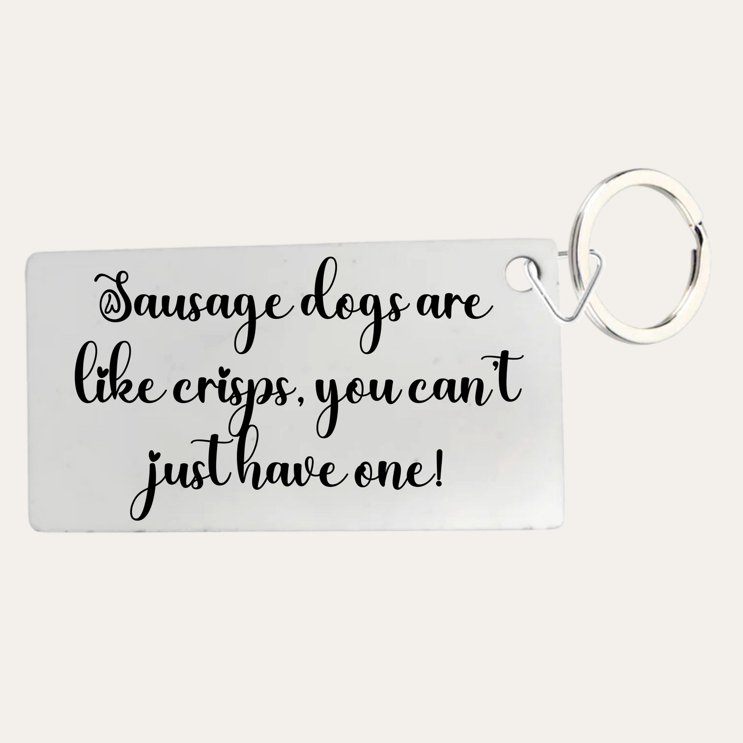 'Sausage Dog' Keyring