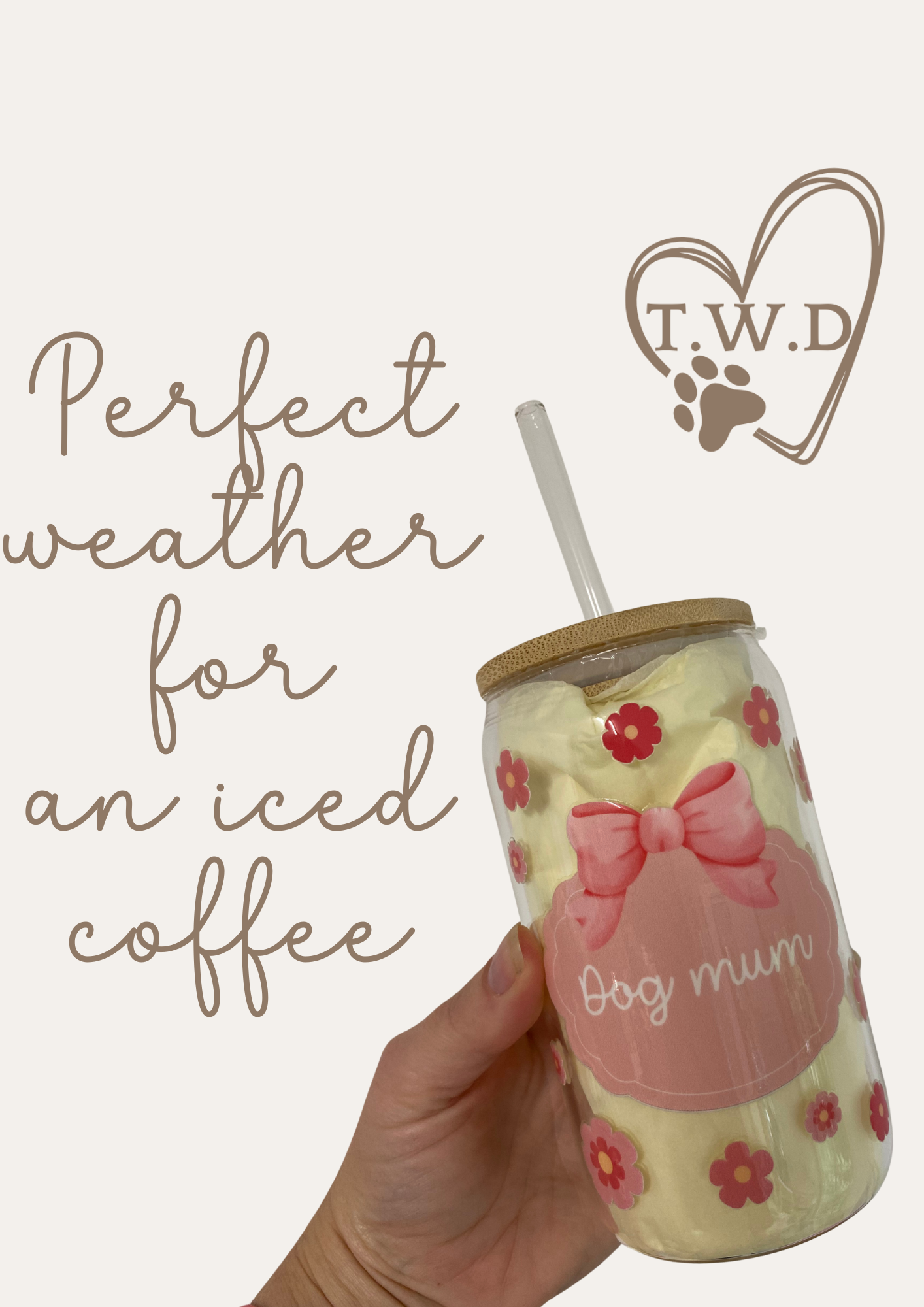 Paws & Sips – Dog Lover Glass Cans