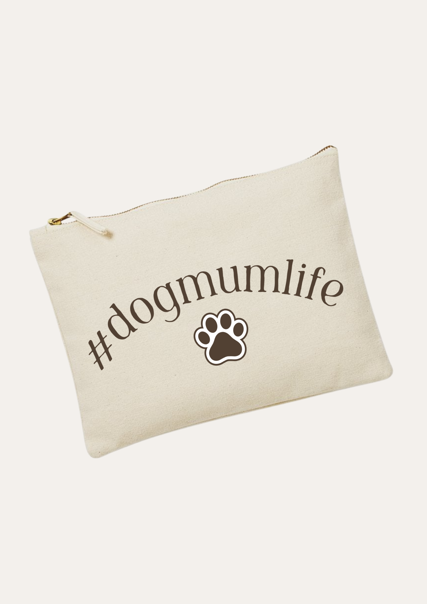 'Dog mum life' Travel bag
