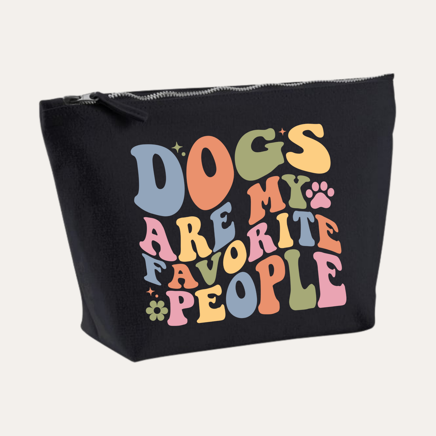 'Dogs are my favourite people' Travel bag