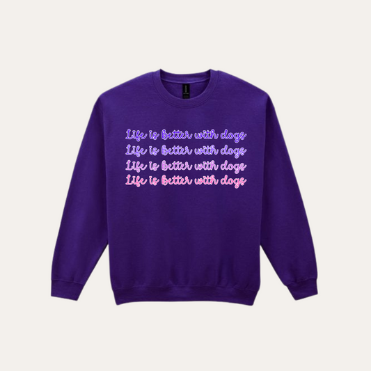 'Life is better with Dogs' Judith