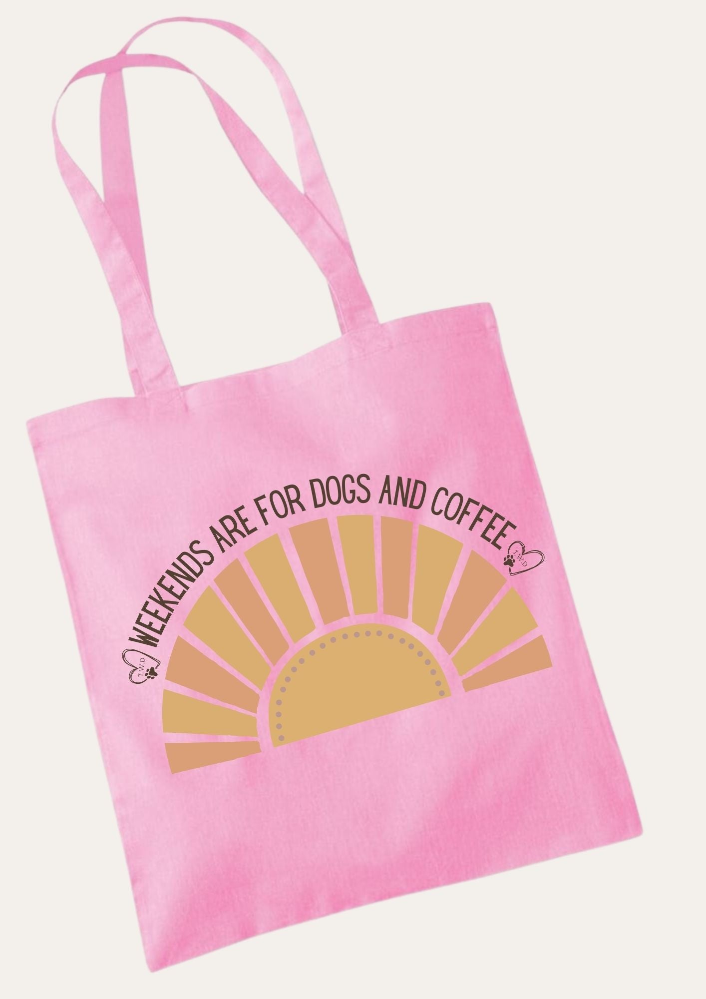 'Weekends Are for Dogs and Coffee' Tote Bag