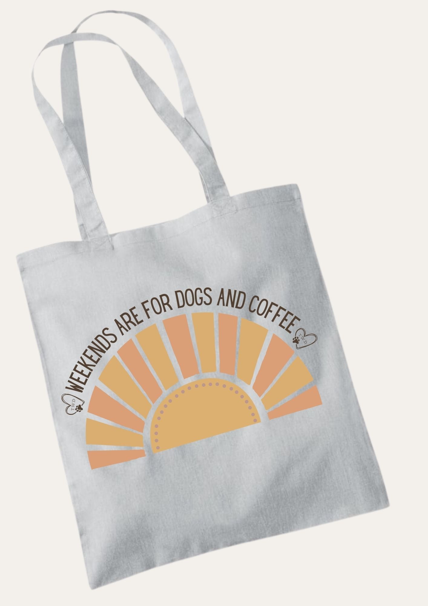'Weekends Are for Dogs and Coffee' Tote Bag
