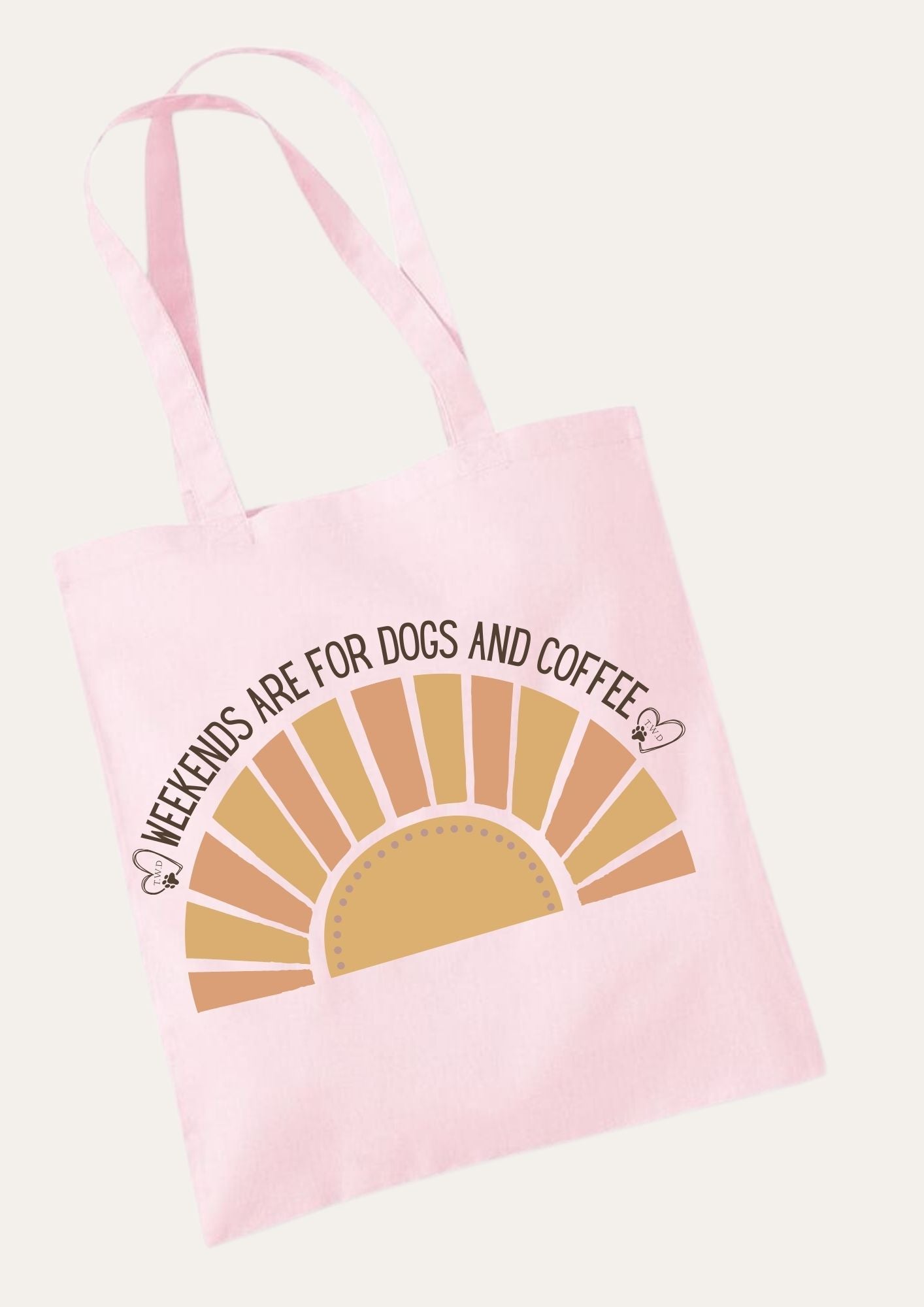 'Weekends Are for Dogs and Coffee' Tote Bag