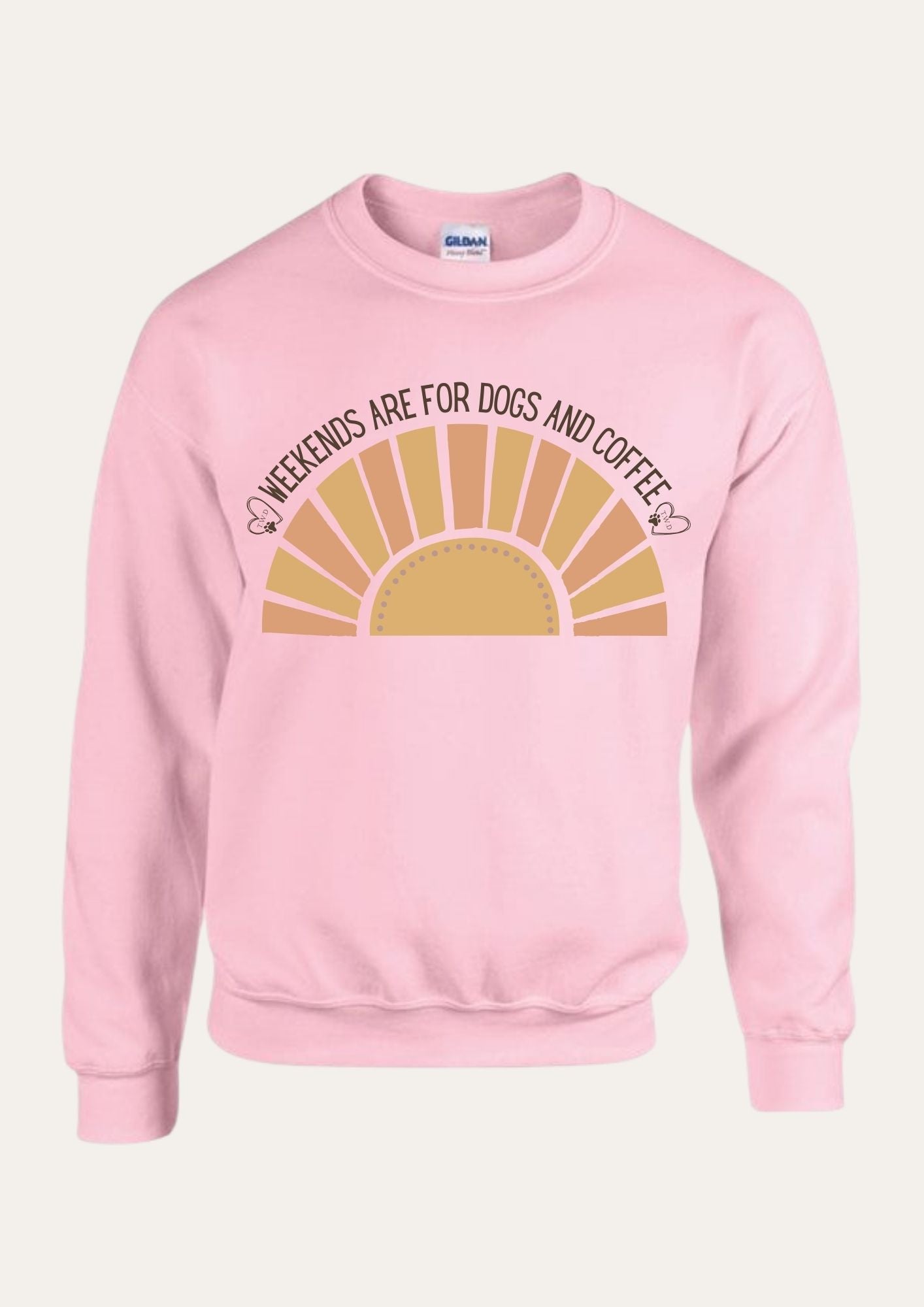 'Weekends are for dogs and coffee' Sweatshirt