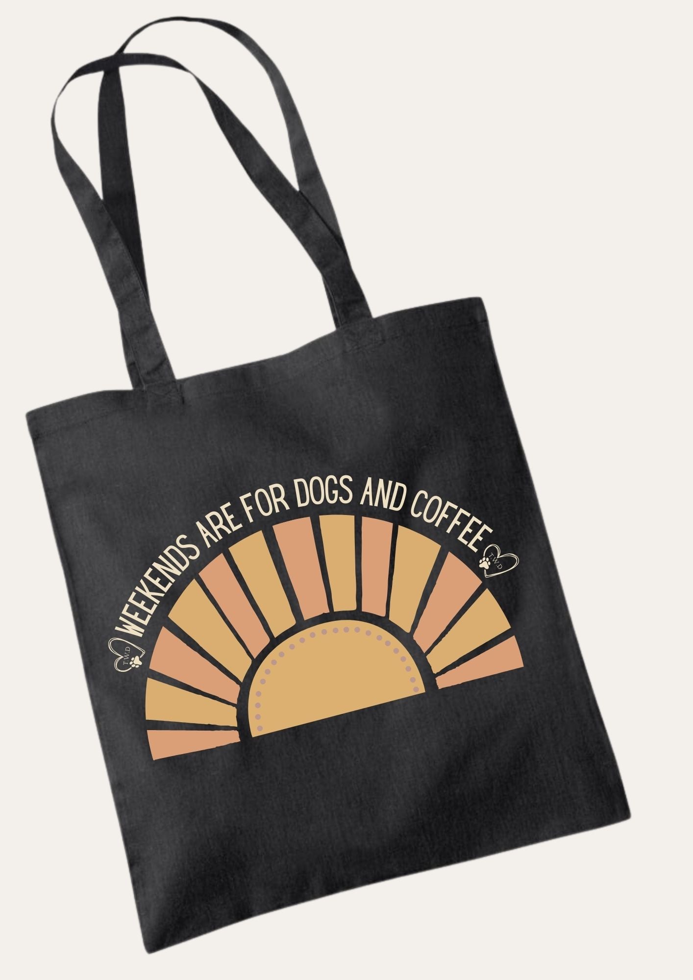 'Weekends Are for Dogs and Coffee' Tote Bag